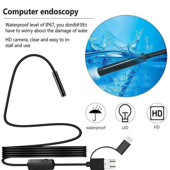 Endoscopio Camara Micro Usb Tipo C 5mtr